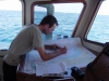Chris Navigating across Gulf