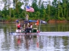 Interesting boats along river